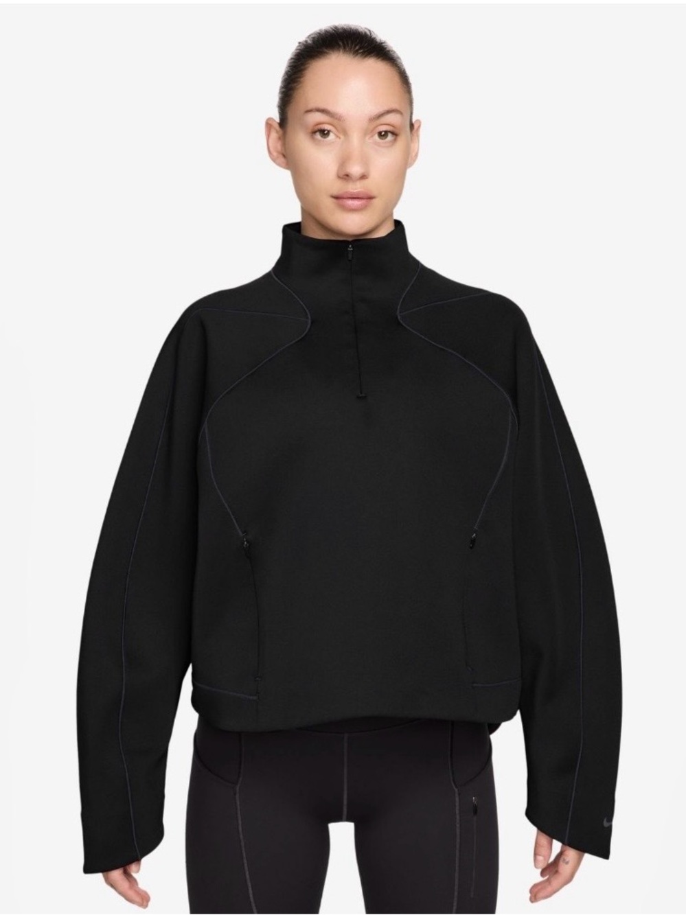 Nike Universa Dri Fit Half-Zip Pullover Top marked $110 size L